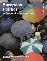 European politics : a comparative introduction; Tim Bale; 2017