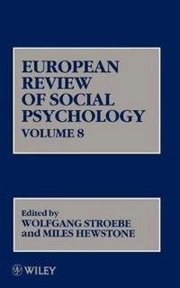 European review of social psychology; Stroebe, Hewstone, Wolfgang Stroebe, Miles Hewstone; 1998