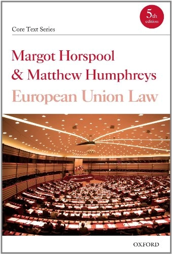 European Union law; Margot Horspool; 2008