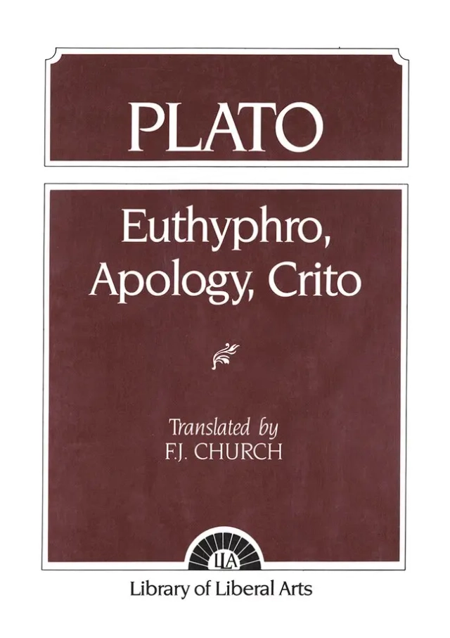 Euthyphro ;; Platon, F. J. Church, Robert D. Cumming; 1987