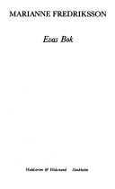 Evas bok; Marianne Fredriksson; 1981