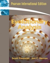 Evolutionary analysis; Scott Freeman; 2007
