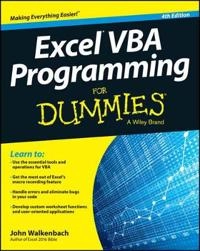 Excel VBA Programming For Dummies; John Walkenbach; 2015
