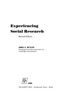 Experiencing social research; John F. Runcie; 1980