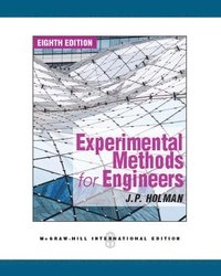 Experimental methods for engineers; Jack Philip Holman; 2011