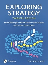 Exploring strategy : text and cases; Richard Whittington; 2020