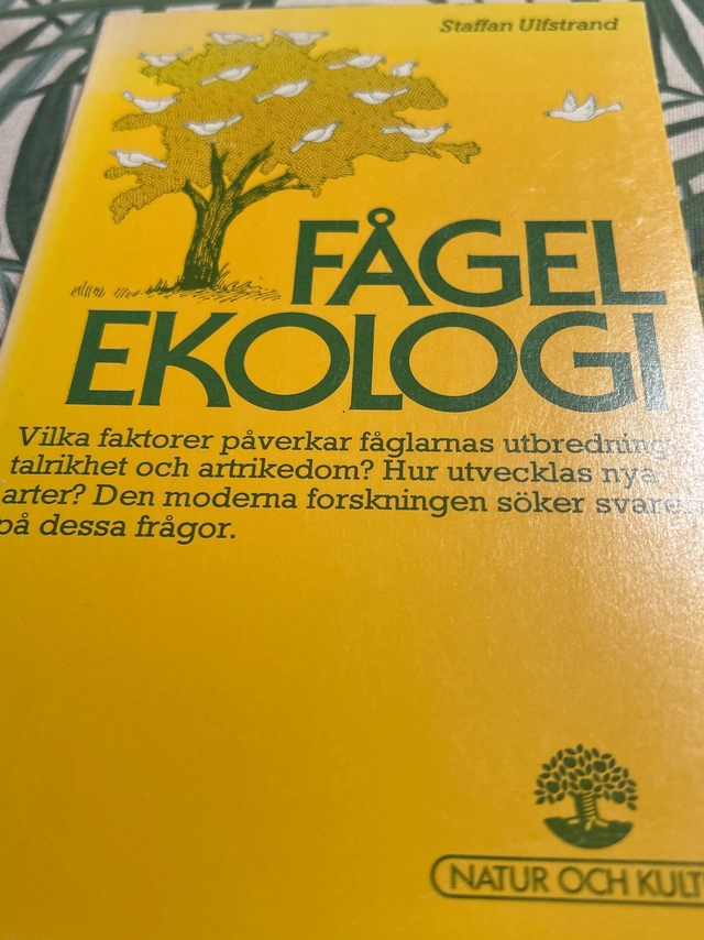 Fågelekologi; Staffan Ulfstrand; 1978