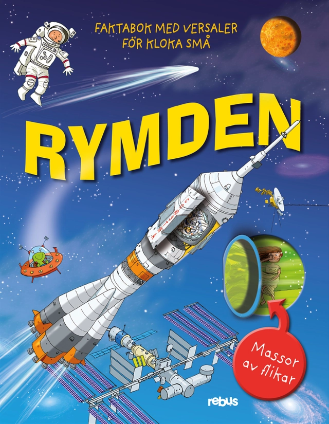 Faktabok med versaler för kloka små. Rymden; Maggie Andersson; 2014