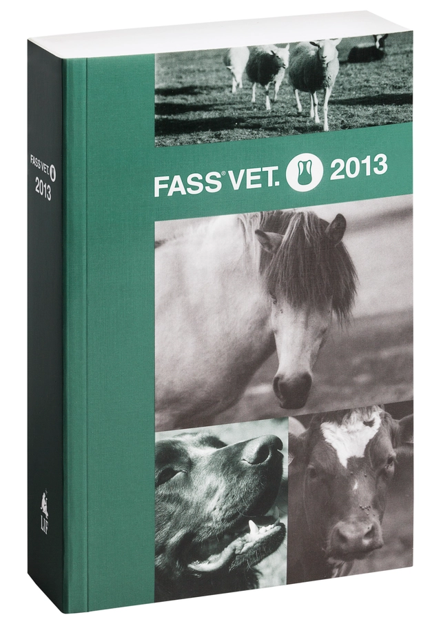 FASS vet. : förteckning över läkemedel för veterinärmedicinskt bruk. 2013; Läkemedelsindustriföreningen; 2012