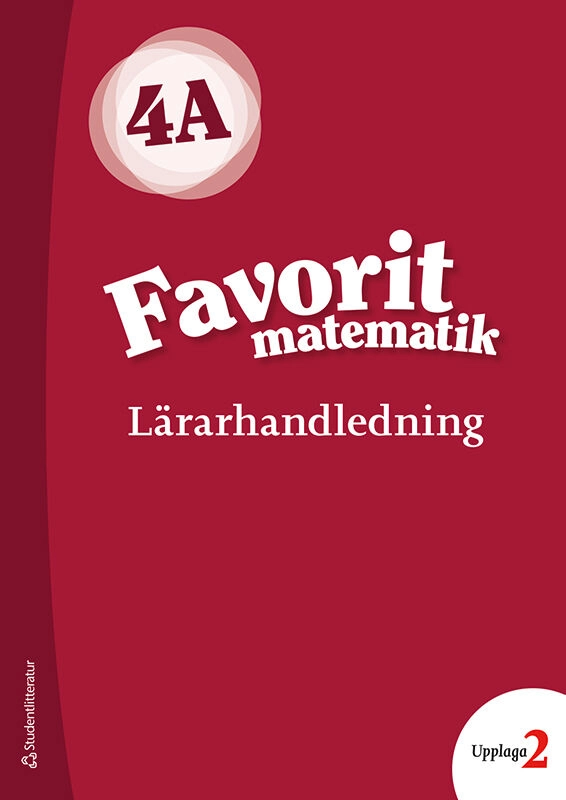Favorit matematik 4A Lärarpaket - Tryckt bok + Digital lärarlicens 36 mån; Katariina Asikainen, Kimmo Nyrhinen, Pekka Rokka, Päivi Vehmas; 2023
