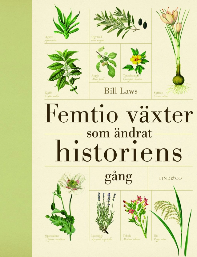 Femtio växter som ändrat historiens gång; Bill Laws; 2021