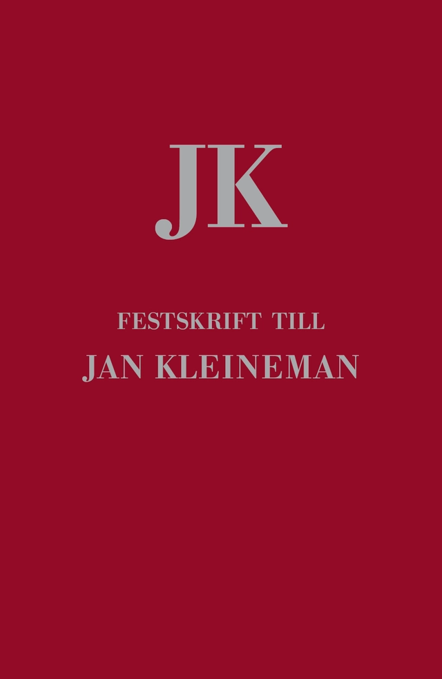 Festskrift till Jan Kleineman; Stefan Lindskog; 2021