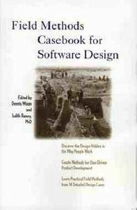 Field methods casebook for software design; Dennis Wixon, Judith Ramey; 1996