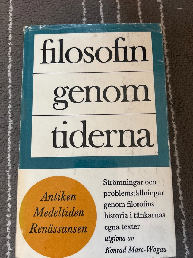 Filosofin genom tiderna; Konrad Marc-Wogau; 1983