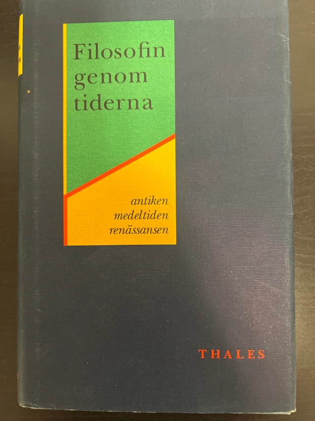 Filosofin genom tiderna : texter; Konrad Marc-Wogau; 1991
