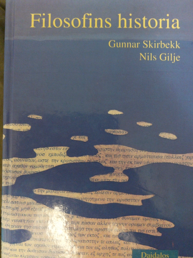 Filosofins historia; Gunnar Skirbekk; 1995