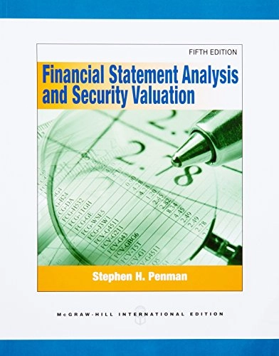 Financial statement analysis and security valuation; Stephen H. Penman; 2013