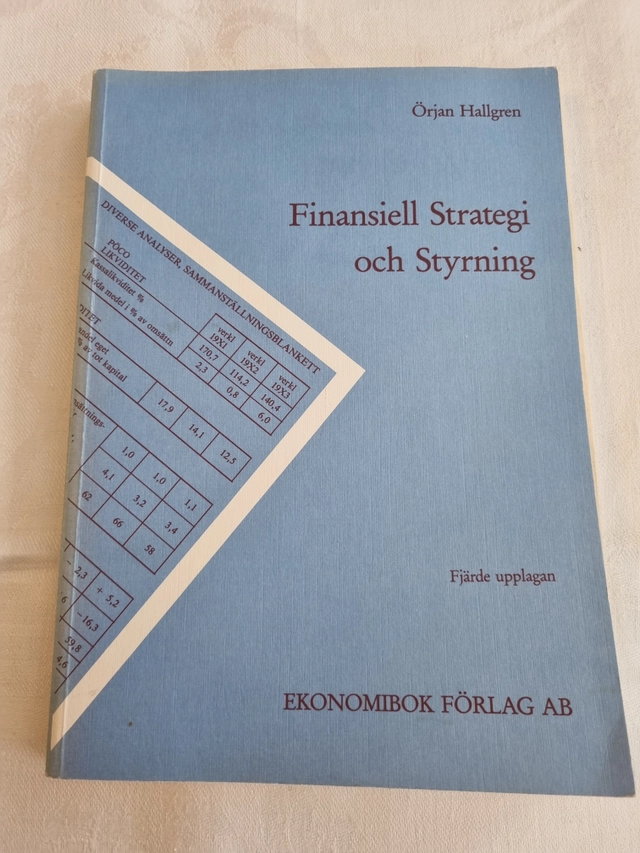 Finansiell strategi och styrning; Örjan Hallgren; 1990