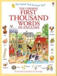 First Thousand Words in English; Heather Amery; 2013