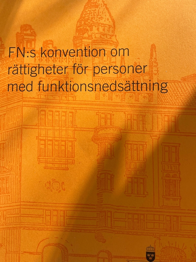 FN:s konvention om rättigheter för personer med funktionsnedsättning; Sverige. Socialdepartementet; 2008