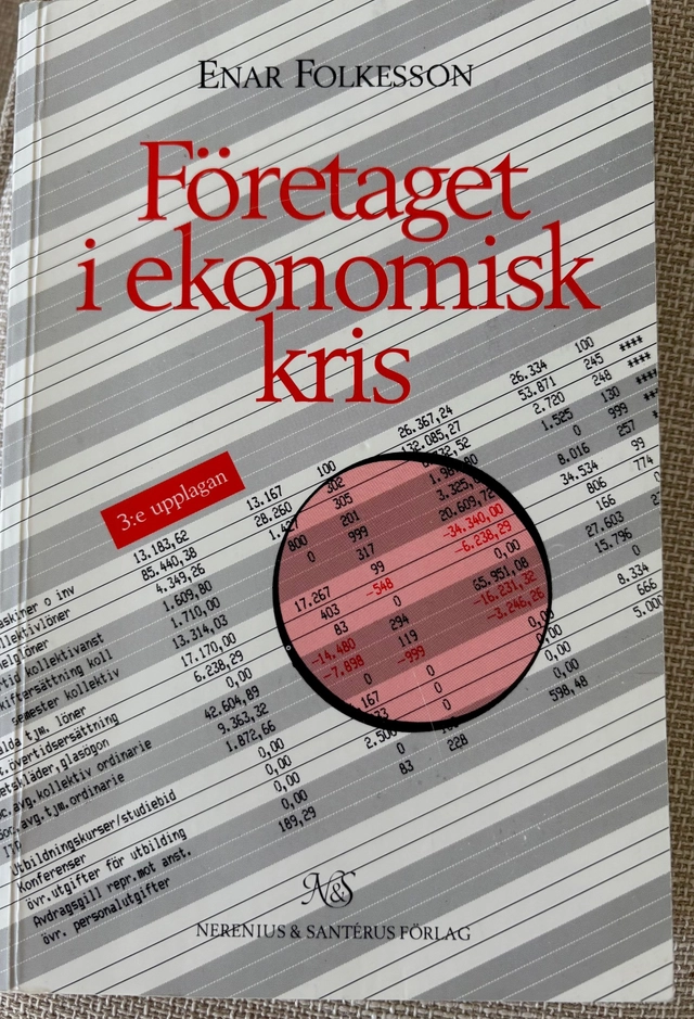 Företaget i ekonomisk kris : en inblick i insolvensjuridiken; Enar Folkesson; 1996