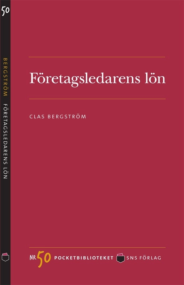 Företagsledarens lön; Clas Bergström; 2012