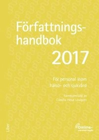 Författningshandbok 2017, bok med onlinetjänst; Camilla Heise Löwgren; 2017