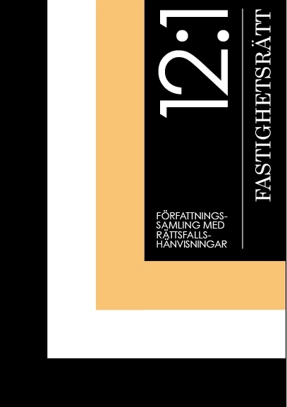 Författningssamling i fastighetsrätt 2012:1; Erik Åberg; 2012