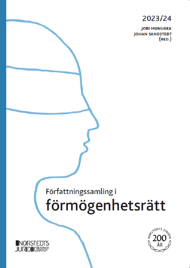 Författningssamling i förmögenhetsrätt : 2023/24; Jori Munukka; 2023
