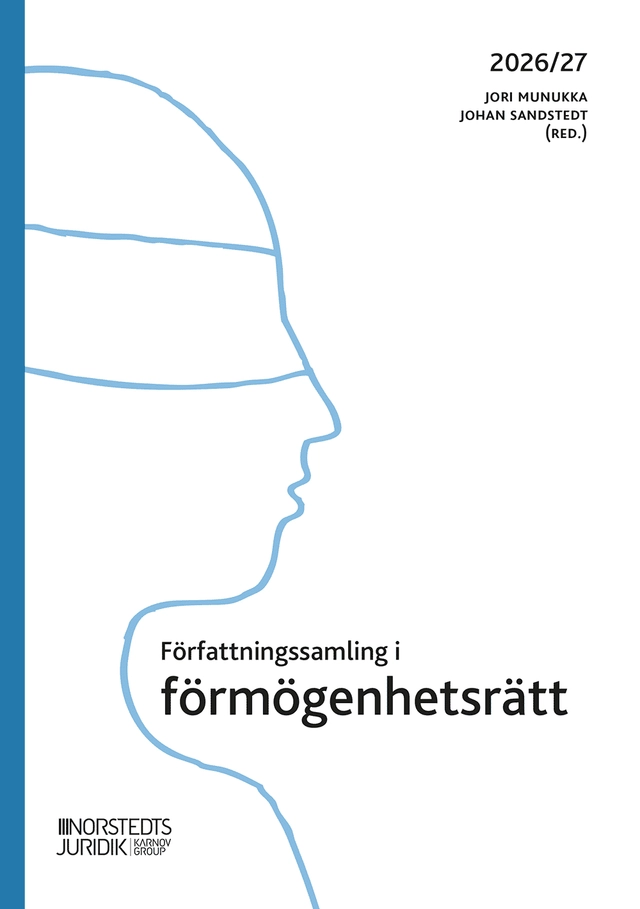 Författningssamling i förmögenhetsrätt : 2026/27; Jori Munukka, Johan Sandstedt; 2026