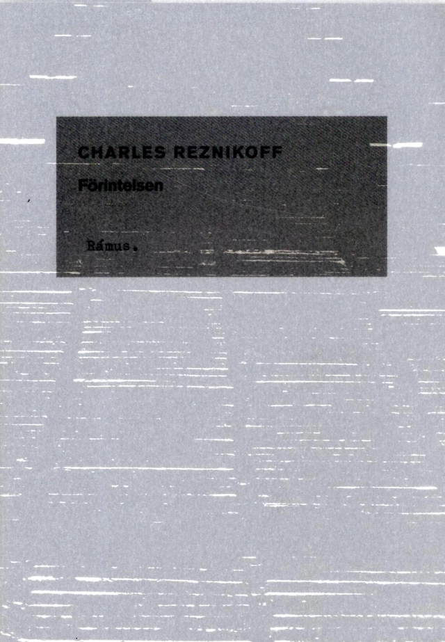 Förintelsen; Charles Reznikoff; 2013