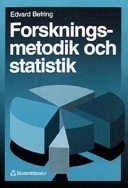 Forskningsmetodik och statistik; Edvard Befring; 1994