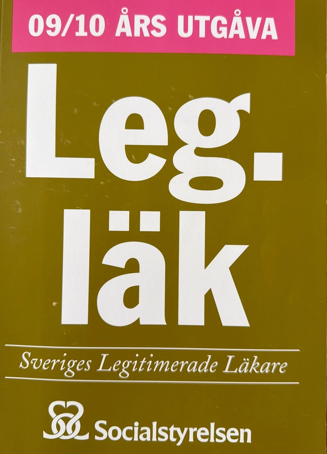Förteckning över Sveriges legitimerade läkare 2009/2010; Socialstyrelsen ; 2009