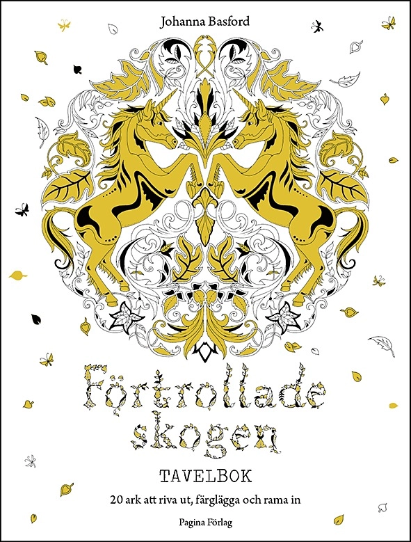 Förtrollade skogen : tavelbok; Johanna Basford; 2016