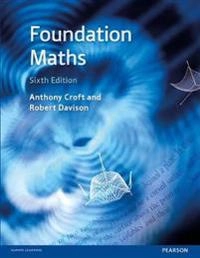 Foundation maths; Tony Croft; 2016