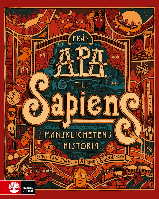 Från apa till sapiens : mänsklighetens historia; Bengt-Erik Engholm; 2020