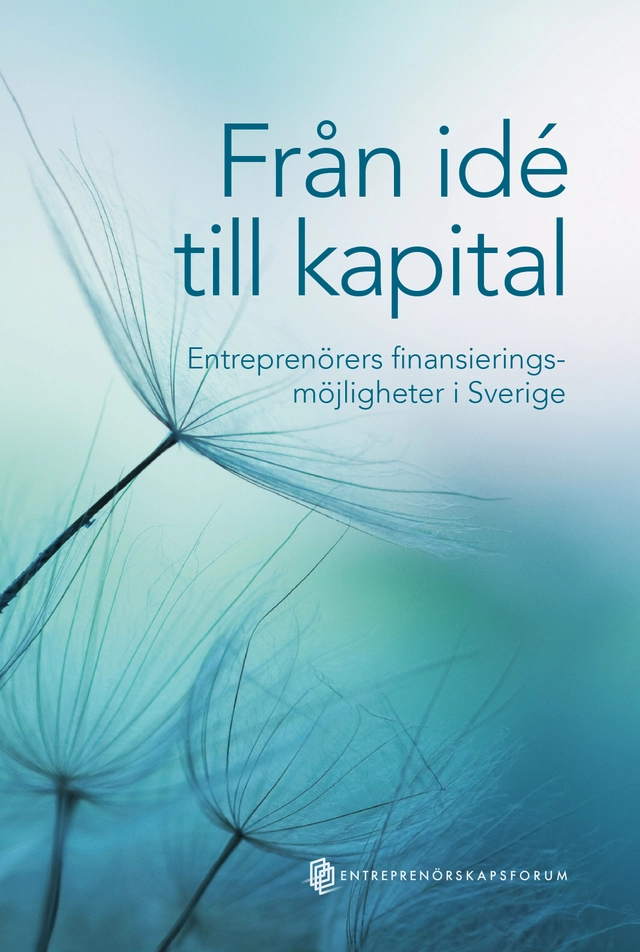 Från idé till kapital : entreprenörers finansieringsmöjligheter i Sverige; Anders Broström, Cecilia Hermansson; 2026