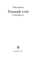 Fraustadt 1706 : ett fält färgat rött; Oskar Sjöström; 2008