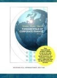 Fundamentals of corporate finance; Richard A. Brealey; 2006