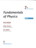Fundamentals of Physics, 7th Edition, Part 2 (Chapters 12–20); David Halliday, Robert Resnick, Jearl Walker; 2003