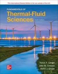 Fundamentals of thermal-fluid sciences; Yunus A. Çengel; 2021