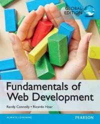 Fundamentals of Web Development; Randy Connolly, Ricardo Hoar; 2014