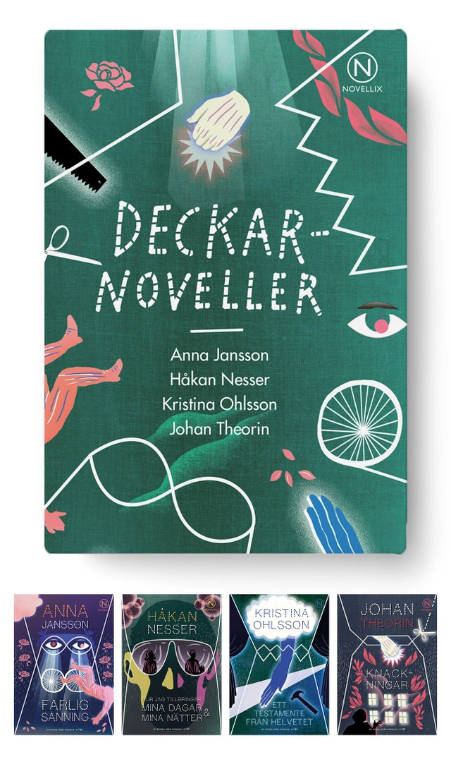 Fyra deckarnoveller; Anna Jansson, Håkan Nesser, Kristina Ohlsson, Johan Theorin; 2016