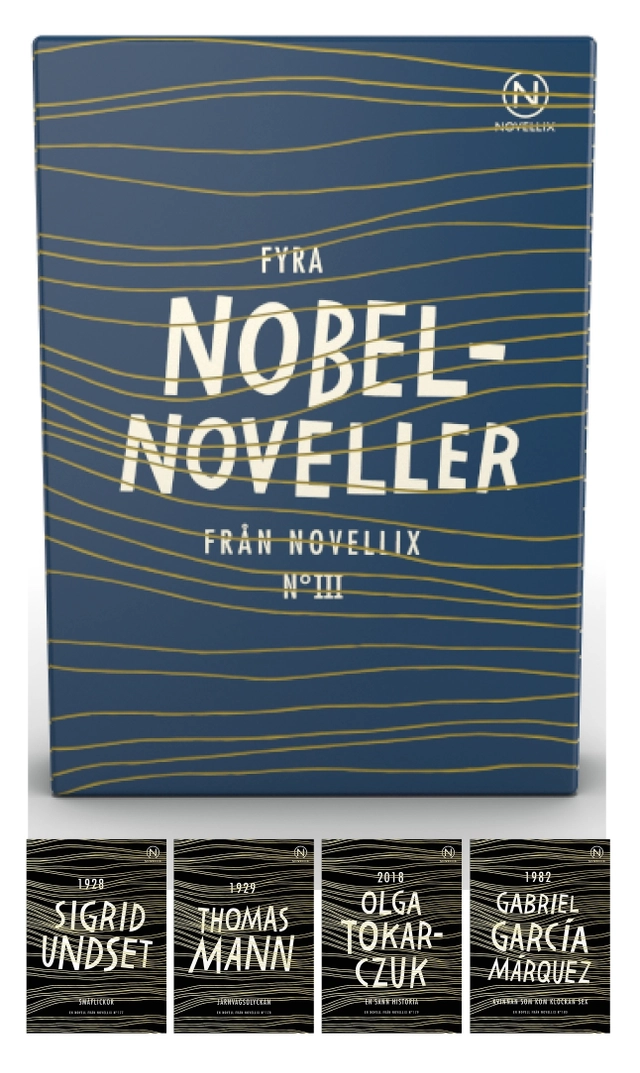 Fyra Nobelnoveller III; Gabriel García Márquez, Thomas Mann, Olga Tokarczuk, Sigrid Undset; 2021