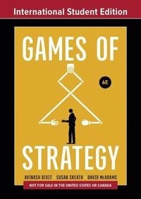 Games of strategy; Avinash K. Dixit; 2025