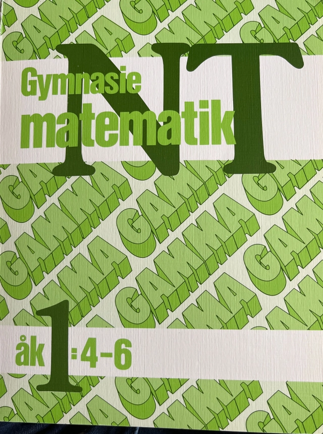 Gamma : gymnasiematematik; Bo Petersson, Stellan Andersson; 1987