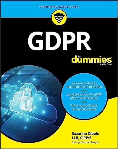 GDPR For Dummies; Suzanne Dibble; 2020