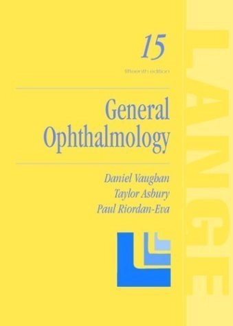 General ophthalmology; Daniel G. Vaughan, Taylor Asbury, Paul Riordan-Eva; 1999