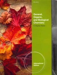 General, organic, and biological chemistry; Stoker; 2013