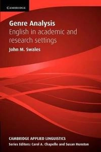 Genre analysis : English in academic and research settings; John M. Swales; 1990